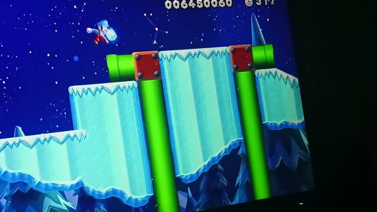 Super Mario Frosted Glacier -2 Cooligan Fields