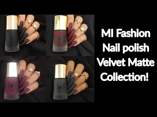 Barry M - Velvet Matte Nail Polish Collection - Crimson Couture 10ml (VNP6)