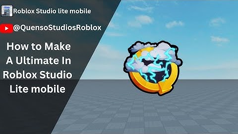 How to make a Ultimate In Roblox Studio lite mobile #studiolite #robloxstudio #tutorial #roblox.