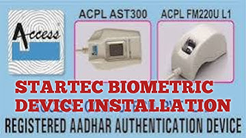 STARTEC FM220U L1 Biometric device installation procedure