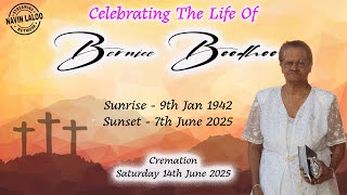 Cremation Of Bernice Boodhoo