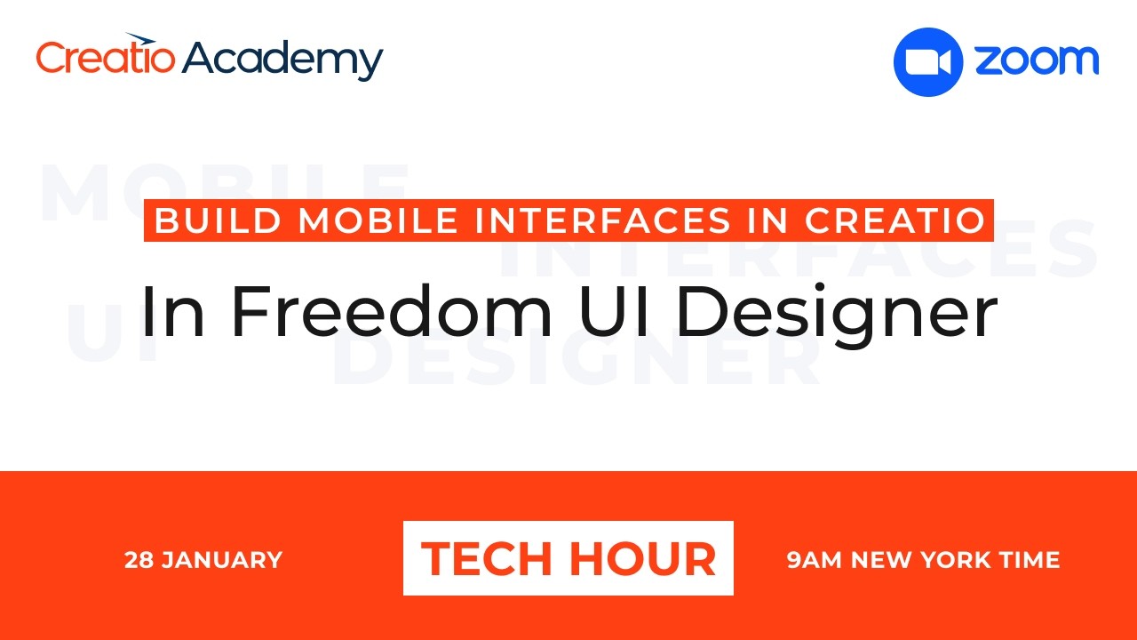 R Using Freedom Build Mobile Interfaces in Creatio using Freedom UI Designer - YouTube