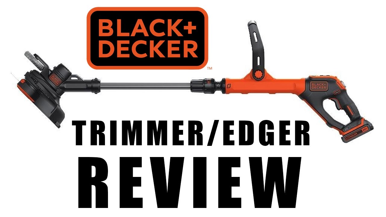 Black + Decker LSTE525 20V Cordless Trimmer/Edger Video Review 