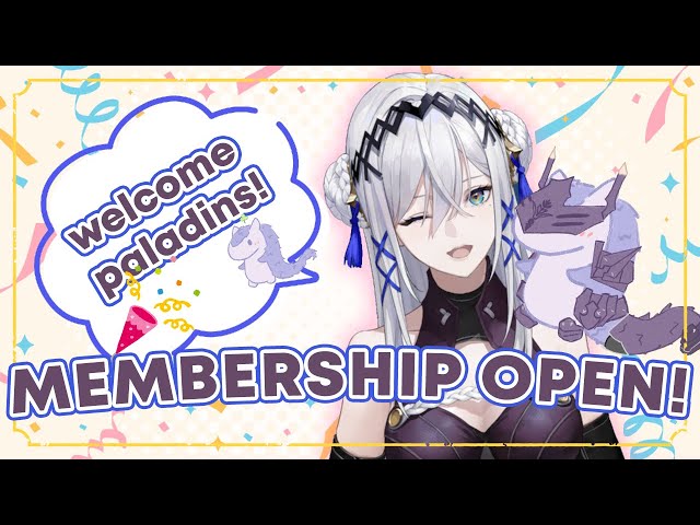 【MEMBERSHIP OPEN】WELCOME PALADINS【NIJISANJI EN | Victoria Brightshield】のサムネイル