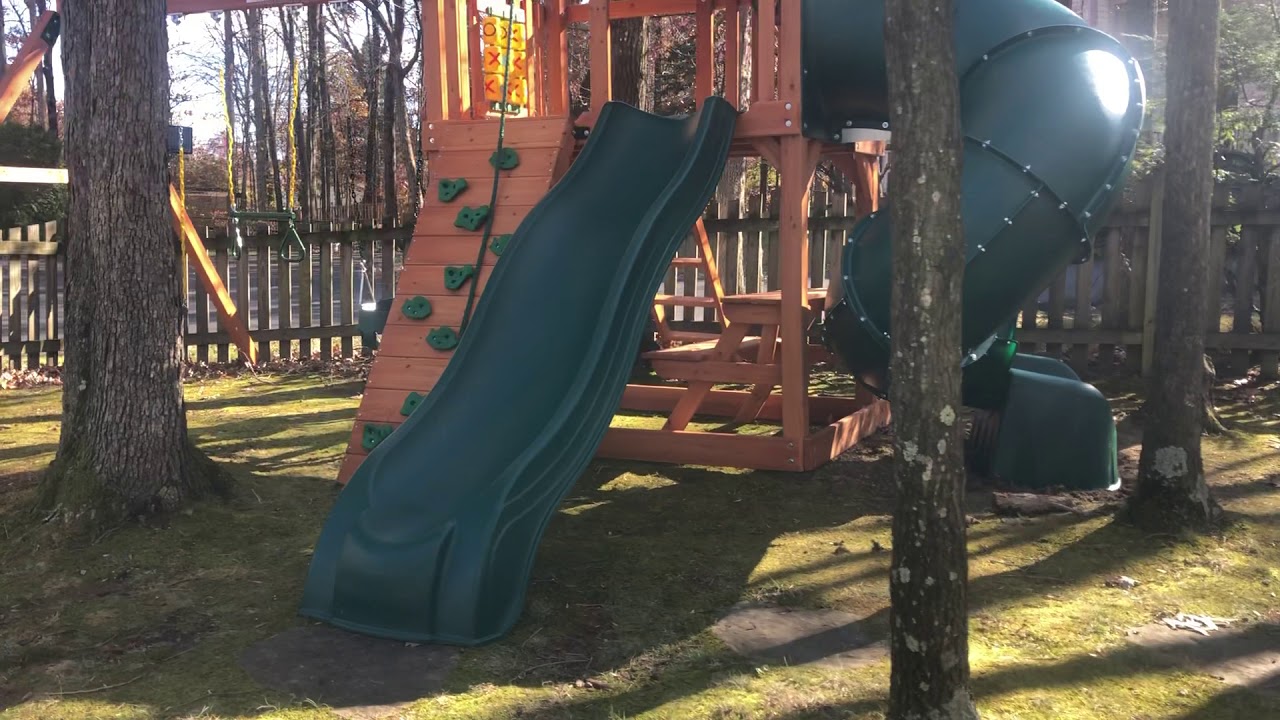 Swing set installation in New york by Swing set installers YouTube