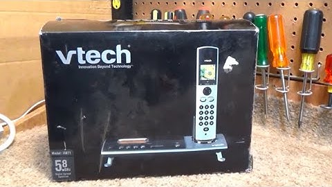 Vtech i5871 5.8 GHz Cordless Phone | Unboxing and Partial Checkout