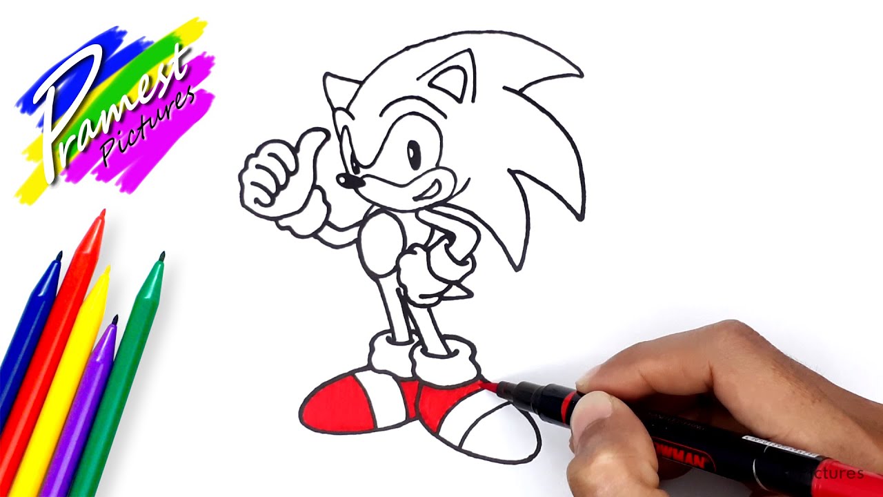 Cara Menggambar Sonic Semburat Warna Dubai Khalifa