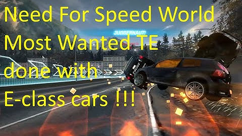 NEED FOR SPEED™ WORLD - Ultimate challenge - S-class Team Escape in E-class cars - NIGHTRIDERZ -