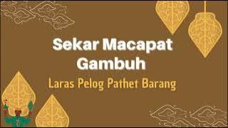 Sekar Macapat Gambuh Laras Pelog Pathet Barang - FTBI 2024