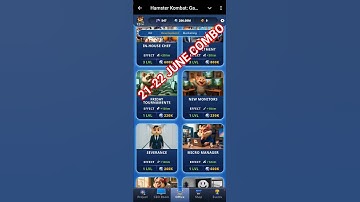 Hamster Kombat Daily Combo Cards Today 21-22 June Günlük Kombo March Combo#shorts #keşfet #hamsters