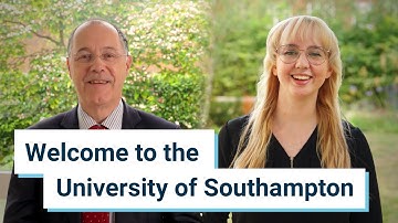 Welcome to the University of Southampton