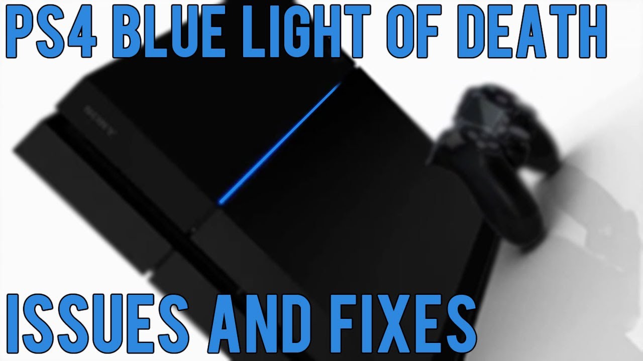 PS4 Blue Light of Death YouTube thumbnail