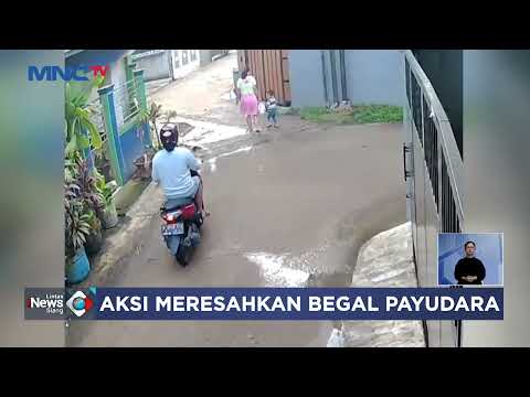 CCTV Rekam Mama Muda di Depok Jadi Korban Begal Payudara #LintasiNewsSiang 20/12