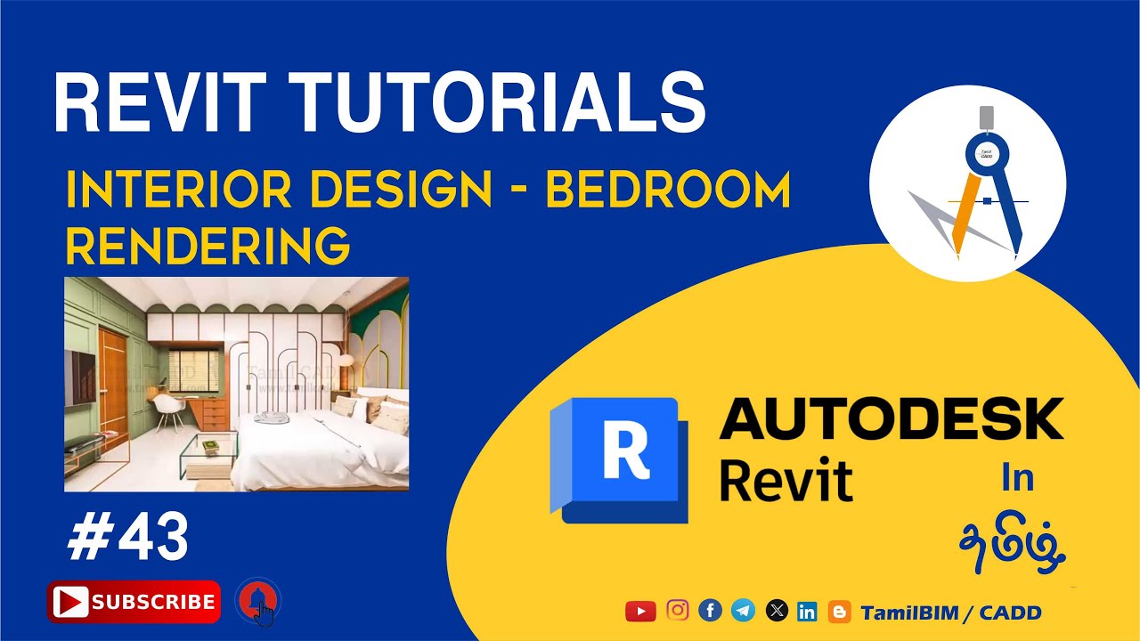 43. REVIT ARCHITECTURE TUTORIALS_INTERIOR DESIGN IN REVIT_BED ROOM ...