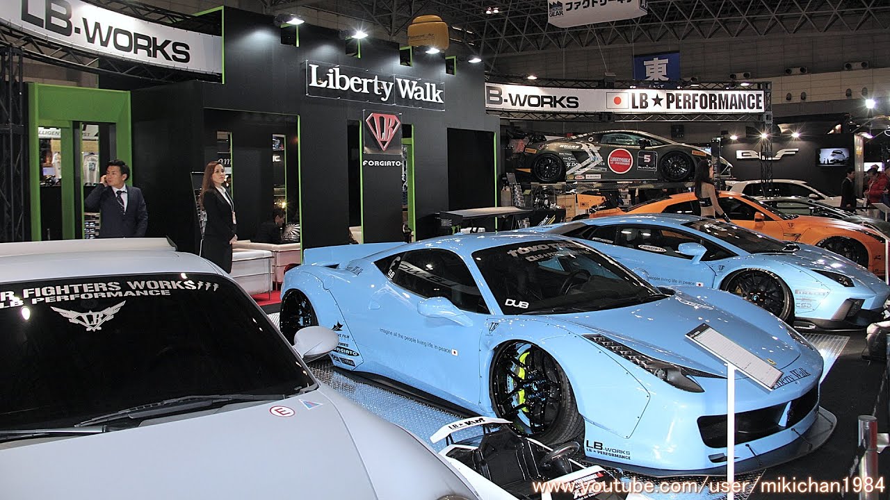 Liberty Walk - LB Perfomance - LB Works - Tokyo Auto Salon 2015 - YouTube