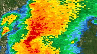 2024 Porter Heights, Texas Supercell Radar Loop