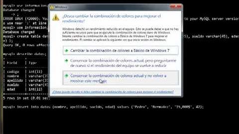 Video Como crear base de datos, crear tablas, modificar registros y hacer backup
