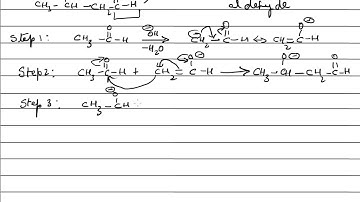 Aldol Condensation Part-1 Mechanism Tutorial by C.V. Kalyan Kumar