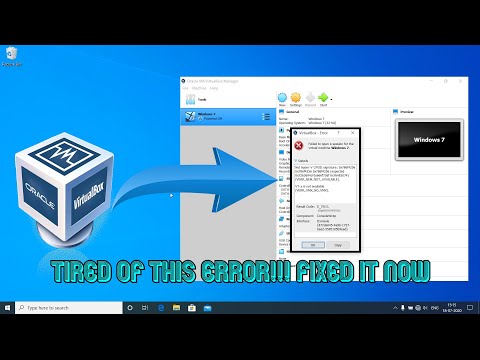 VirtualBox Error 'Failed