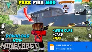 free fire mod for minecraft pe 1.18| PLAY FREE FIRE MAX MOD IN MINECRAFT PE | 2022 | in hindi screenshot 4