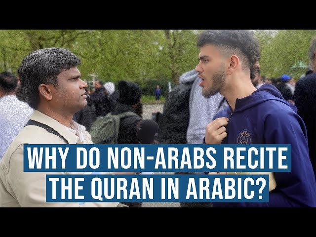 Non-Arabic Muslim Has No Idea Why Quran Is Recited in Arabic | Arul Velusamy | Speakers' Corner class=