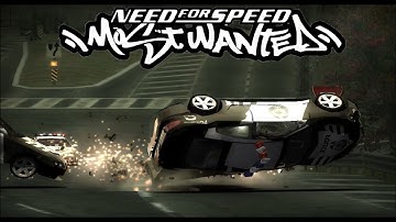 Need for speed Most Wanted - police pursuit, Blacklist 5