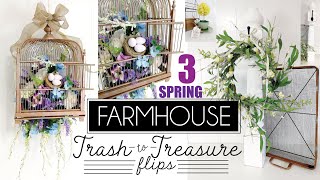 3 Amazing TRASH TO TREASURE DIY | Spring Thrift Flip | Dollar Tree Spring 2020 DIYs