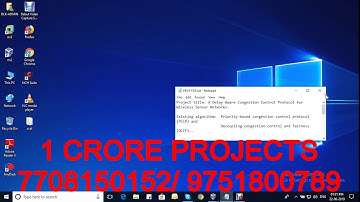 A Delay Aware Congestion Control Protocol For Wireless Sensor Networks - 1Crore Projects
