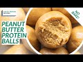 Peanut Butter Protein Balls | NO BAKE | 3 INGREDIENTS