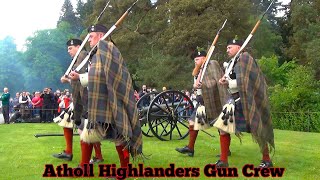 The Atholl Highlanders Parade 2024 - The Gun Crew