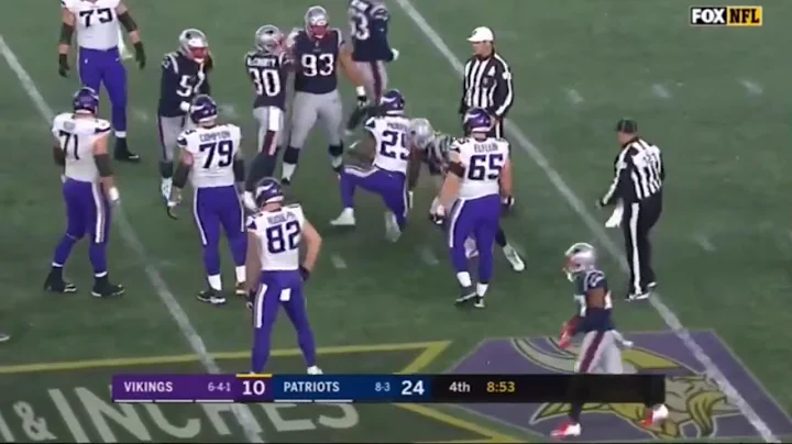 Adam Thielen ABSOLUTELY LOSES IT on Bill Belichick...