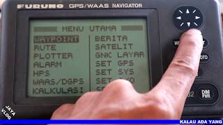 CARA MEMBUAT RUTE DAN WAYPOINT GPS FORUNO 32
