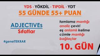 10.GÜN (18.01.2024) #part3 Genel Tekrar-2 #ingilizceyasinalp #yökdil #tıpdil  #yds  #yökdilyasinalp