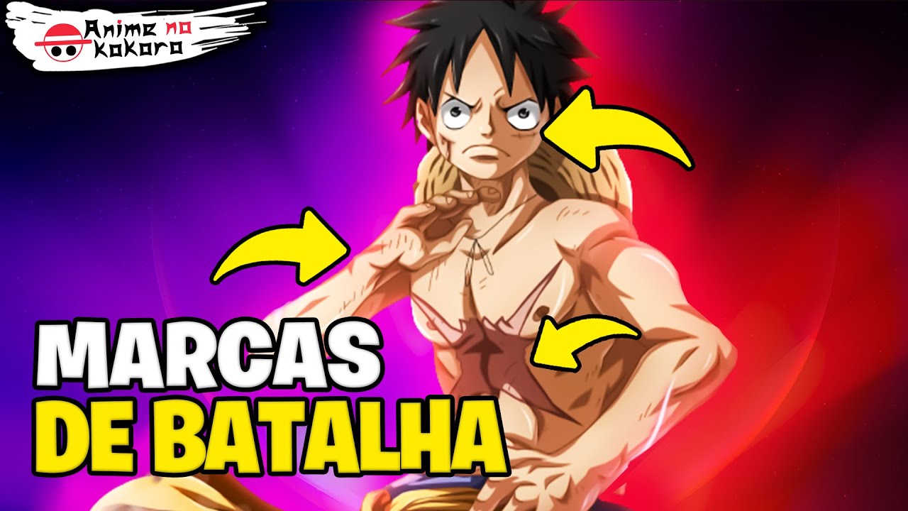 COMO O ZORO CONSEGUIU A CICATRIZ! 