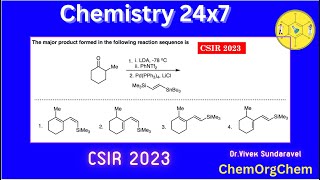 LDA| Lithium Di-isopropyl Amide| O-Triflation |Stille Coupling|Problem solved 🧪 ChemOrgChem