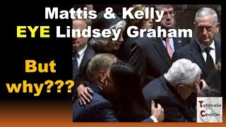 ODDITY: Gen. Mattis and Gen. Kelly Eye Lindsey Graham and Huma Abedine