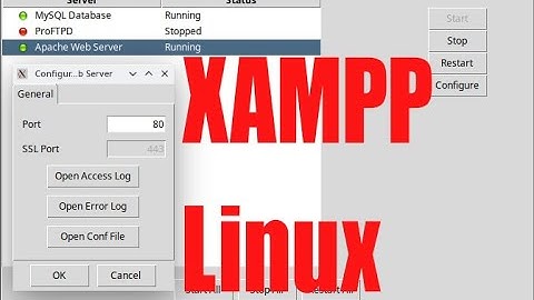 Install XAMPP on Linux - July 2022 - d1b7e394