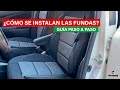 Instalacin fundas cubre asiento auto fitter