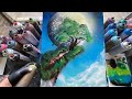 TREE ON THE CLIFF - SPRAY PAINT ART by Skech