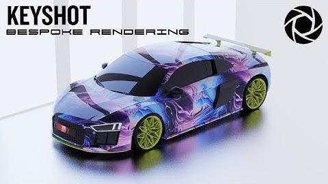 Audi R8 Keyshot Bespoke  Photorealistic Rendering for ACG Design Part 1