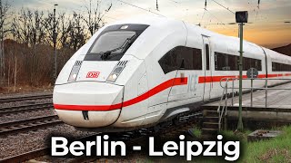 Im ICE 4 quer durch Ostdeutschland | 4K Führerstandsmitfahrt: Berlin Südkreuz - Halle - Leipzig Hbf