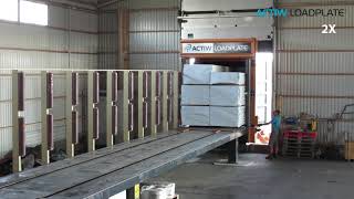 Automatic container loading Timber  Actiw LoadPlate