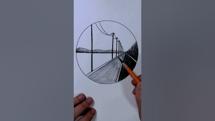 tutorial menggambar jalan dan tiang listrik #shorts #tutorial #tutorialmenggambar
