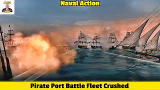 Pirate Port Battle Fleet Crushed In Naval Action