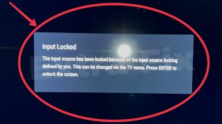 Input Locked || Fix The input source has been locked Problem Solve in Realme Smart Android TV 2022