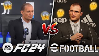 А ЧТО ТАМ по КАРЬЕРКАМ? / eFootball 2024 vs EA SPORTS FC 24