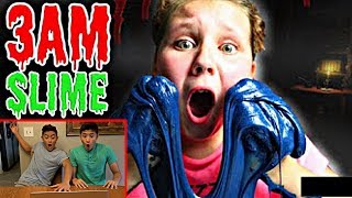 REACTING TO 3AM FLUFFY SLIME CHALLENGES!! *EXPOSING*