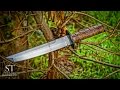 Making tanto knifedamascus handguard and pommel part 1