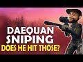 DAEQUAN SNIPING FINALLY | DOES HE HIT THOSE? | HIGH KILL FUNNY GAME - (Fortnite Battle Royale)