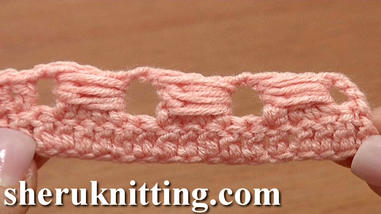Bullion Block Stitch How to Crochet Part 7 of 7/No Side Loop